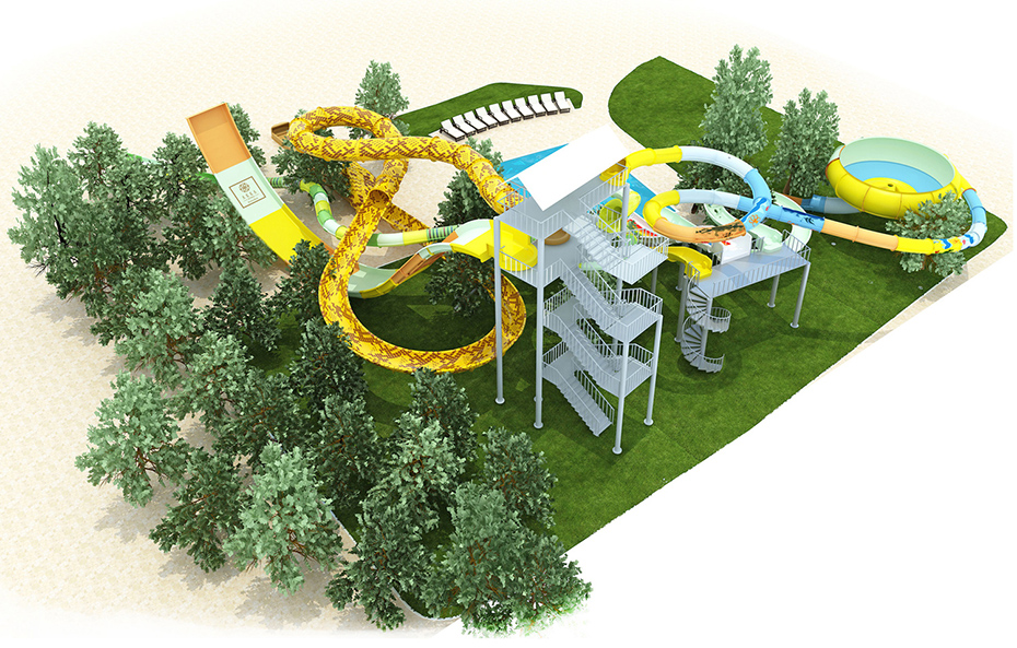 Уникальный аквапарк открылся в отеле Akka Antedon Garden, Турция